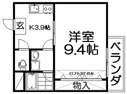 S.stage 1Kの間取図画像