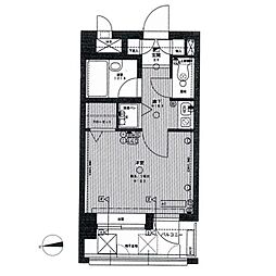 ライオンズマンション大手門第2 1Kの間取図画像