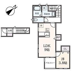 間取図画像 1LDK