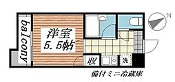 ジュネパレス海老名3 1Kの間取図画像