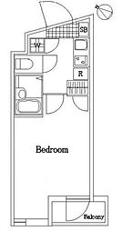 パレ・ホームズ西高島平 3階1Kの間取り
