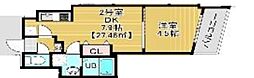 soare幕張2nd 1DKの間取図画像