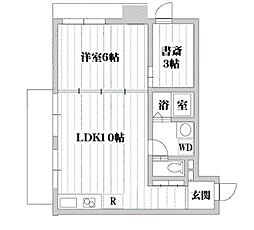 ATRIUM・T 107 1階1SLDKの間取り
