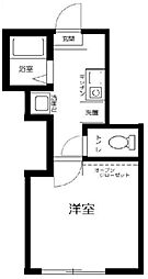 東武東上線 東武練馬駅 徒歩7分の賃貸アパート 1階1Kの間取り
