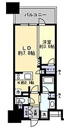 バウス藤沢 1LDKの間取図画像