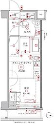 クレイシアIDZ幡ヶ谷 1DKの間取図画像