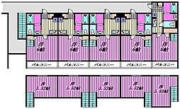Ｗｉｌｌ Ｇｒａｎｏ岩槻 2階1Kの間取り