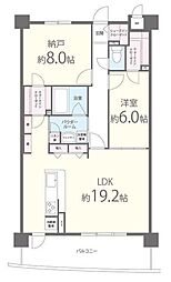 イーストコートアイ別院町 1SLDKの間取図画像