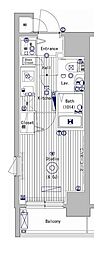 ガーラ・グランディ北池袋 1Kの間取図画像