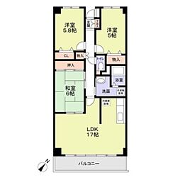 メゾン・ド・エメロード 3LDKの間取図画像