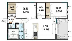 間取図画像 2SLDK