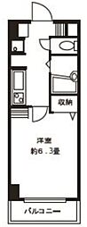 ドミール目白 1Kの間取図画像