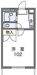 レオパレスラシエールネオ(9575) 1階1Kの間取り