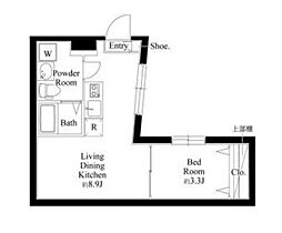 MAISON DE S 4階1LDKの間取り