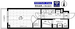 ステージグランデ新中野アジールコート 1Kの間取図画像