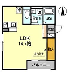 スカイフィールド C棟 1階/-