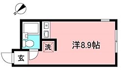 サンライト高井戸 2階ワンルームの間取り
