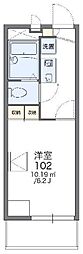 レオパレスビストディモラ 1Kの間取図画像