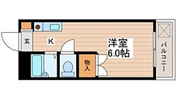 リッツ・マリオット 1Kの間取図画像