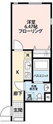 THE CLASS 1Kの間取図画像