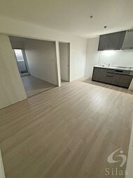 JR阪和線 富木駅 徒歩37分の賃貸アパート 3階2LDKのリビング/ダイニング