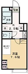間取図画像 1K