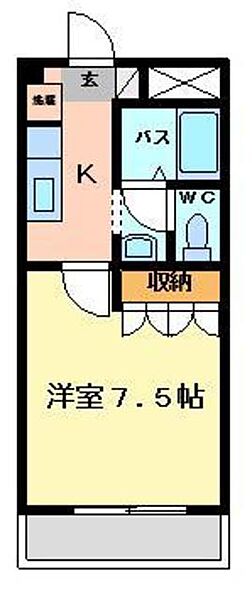 静岡県伊豆市修善寺(賃貸アパート1K・1階・24.75㎡)の写真 その2