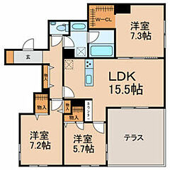 物件の間取り