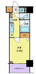 JR京浜東北・根岸線 蒲田駅 徒歩7分の賃貸マンション 3階1Kの間取り