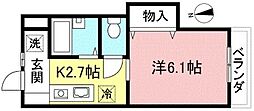 間取図画像 1K