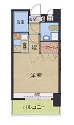 エステート・モア警固 1Kの間取図画像