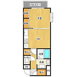 ロイヤルクレストOG 2階1SDKの間取り