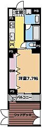 ラ・ヴィスタ西新宿2 1Kの間取図画像