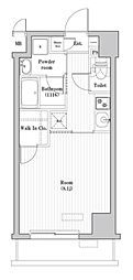 レジデンス北大塚 1Kの間取図画像