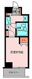 プライムアーバン鶴見寺谷 ワンルームの間取図画像