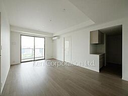 パークタワー勝どきサウス 48階3LDKのリビング/ダイニング