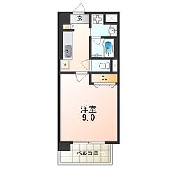 阪急神戸本線 神崎川駅 徒歩15分の賃貸マンション 1階1Kの間取り