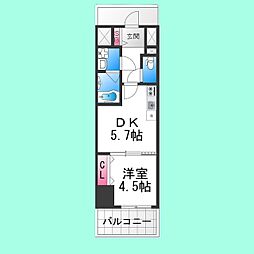 間取図画像 1DK