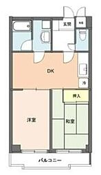 ＤＲＨＯＭＥＳ荻窪 3階2DKの間取り