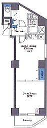 リリーフォート板橋大山 1LDKの間取図画像