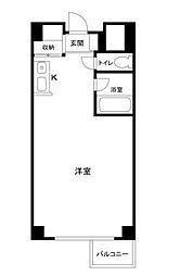 氷川アネックス2号館 ワンルームの間取図画像