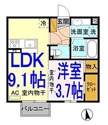 間取図画像 1LDK