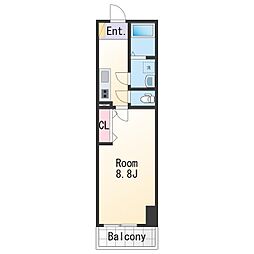JR紀勢本線 紀三井寺駅 徒歩23分の賃貸アパート 1階1Kの間取り