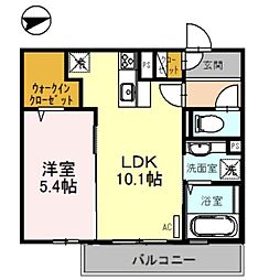 間取図画像 1LDK