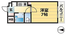 SYOWAEXCELVIEWKOBE 1Kの間取図画像