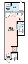 プレミオT-見沼 ワンルームの間取図画像