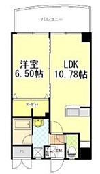 リベラいわき 1LDKの間取図画像