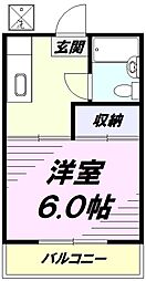 第三プラザ 1Kの間取図画像