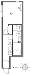 セレヌコート池袋本町 1Kの間取図画像