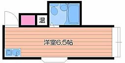 おおさか東線 JR野江駅 徒歩5分の賃貸マンション 5階ワンルームの間取り